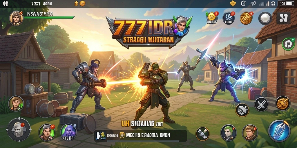 Tampilan menarik dari gameplay strategi 777IDR.