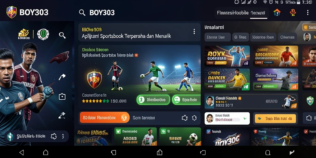 Tampilan menarik dari gameplay Sportsbook BOY303.