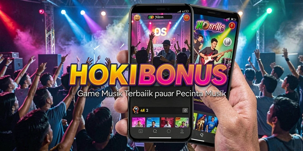 Screenshot HOKIBONUS menampilkan gameplay Music yang interaktif dan seru.