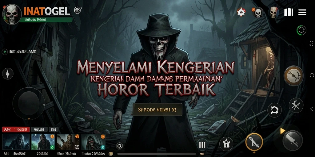 Tangkapan layar gameplay INATOGEL yang menyeramkan dan menegangkan.