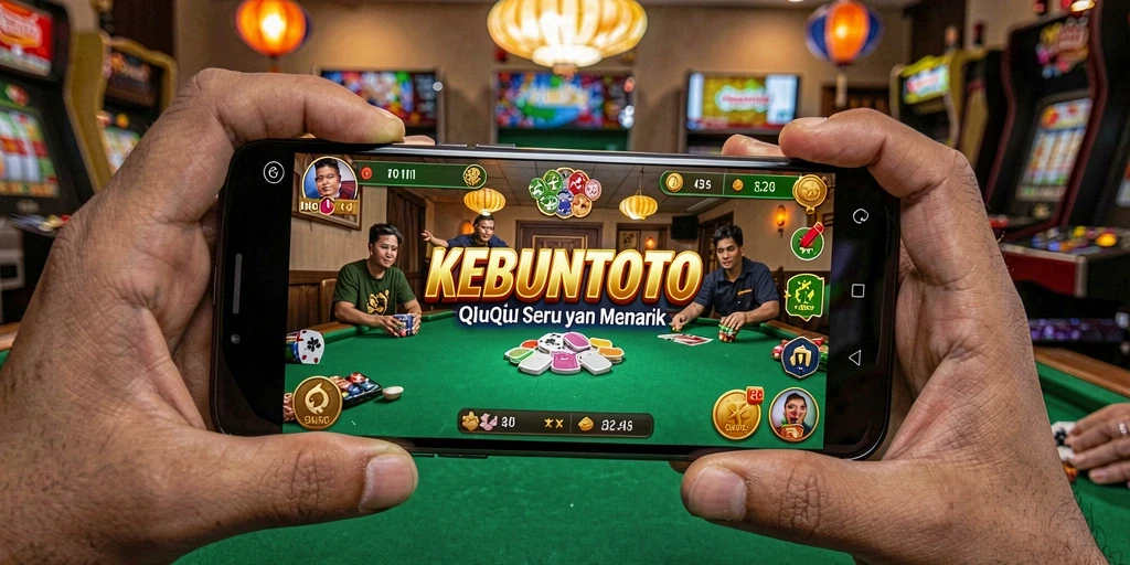 Tampilan gameplay QiuQiu yang seru dan menarik.