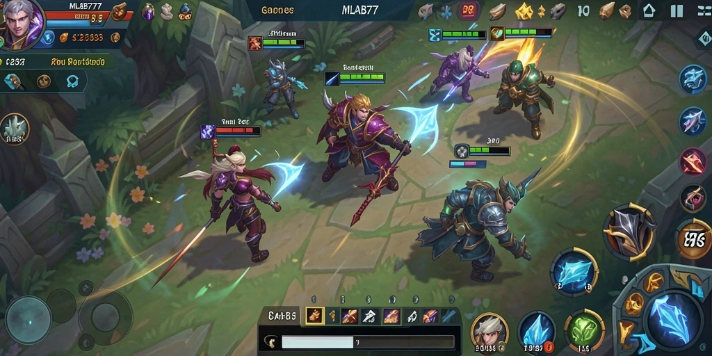 Tangkap momen seru dalam gameplay MLBB777 strategis.