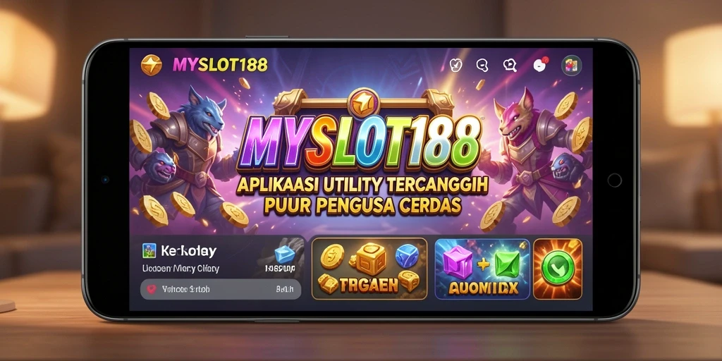 Tampilan utama MYSLOT188 dengan fitur-fitur Utility yang bermanfaat.