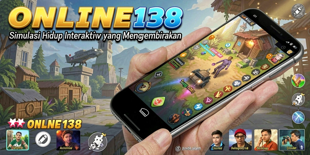 Screenshot utama <strong>ONLINE138</strong> menampilkan aksi mendebarkan dari gameplay simulasi.