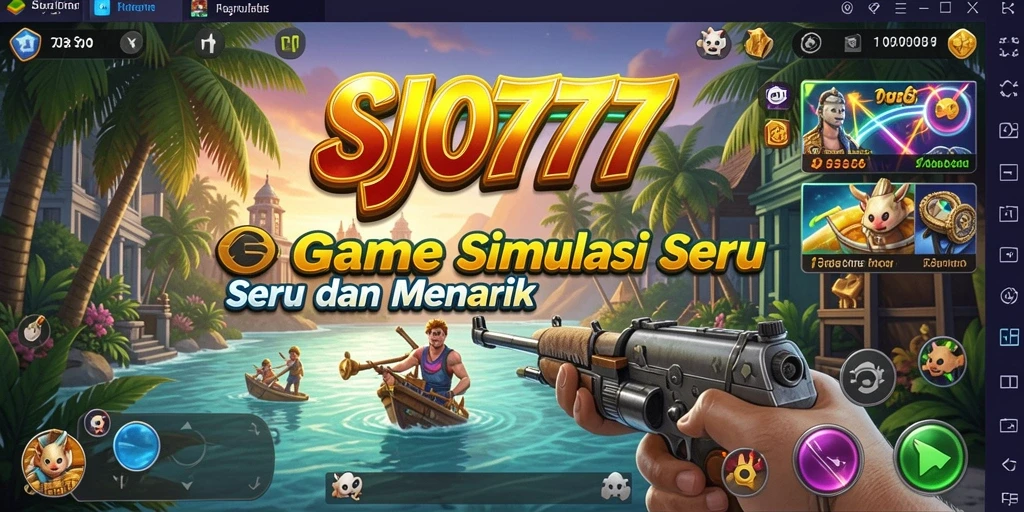 Tampilan gameplay SJO777 yang menarik dan penuh warna.