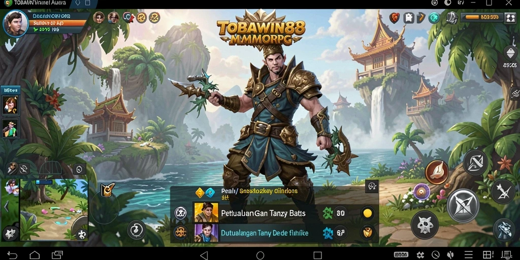 Tampilan gameplay menakjubkan dari TOBAWIN88 yang memikat pemain.